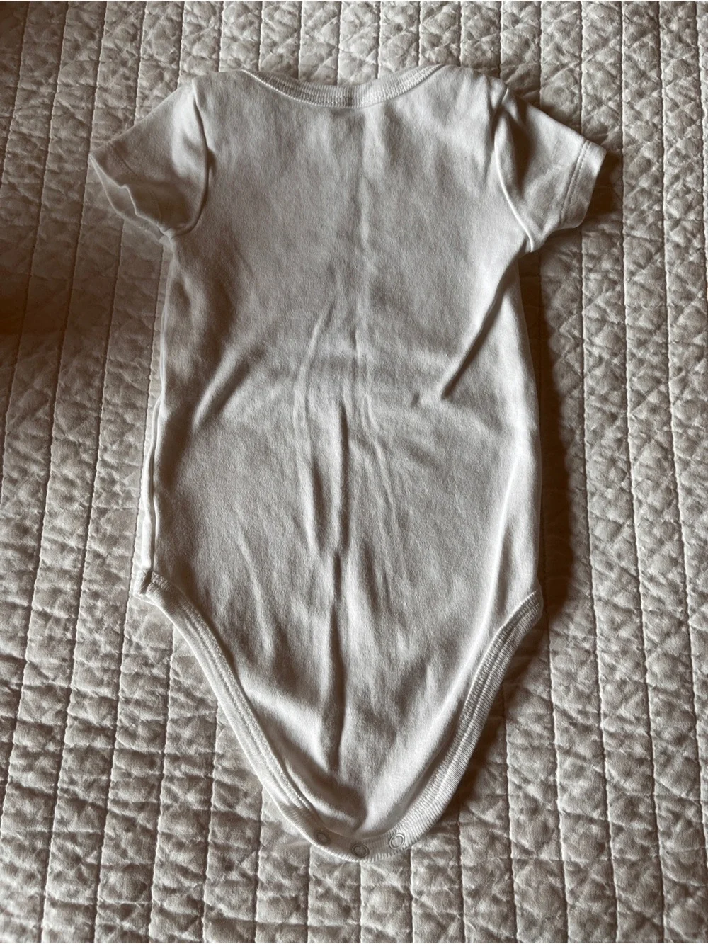 White Baby One-Piece Bodysuit - 'You Can Do This Dad' 6m